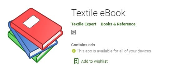 Textile eBook textile apps