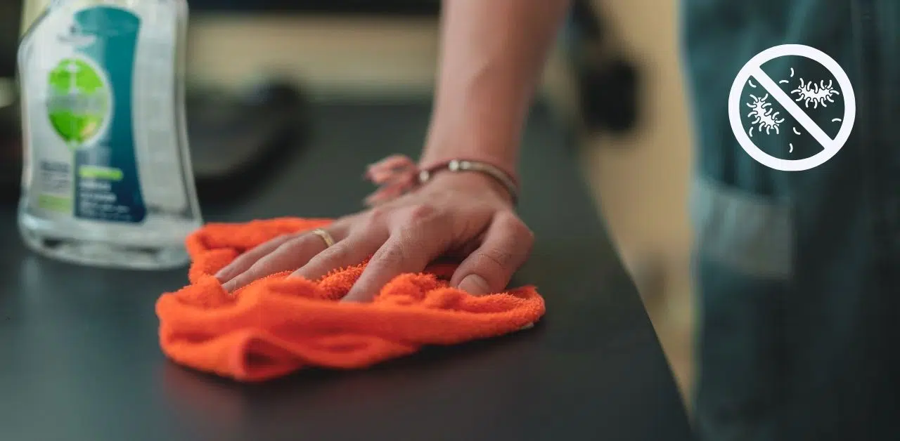 Using Linen Cloth as antibacterial dish washing Pad