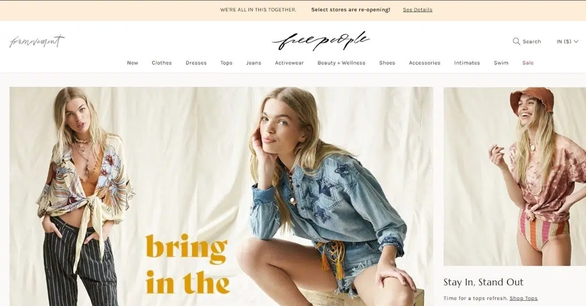 Free People Website