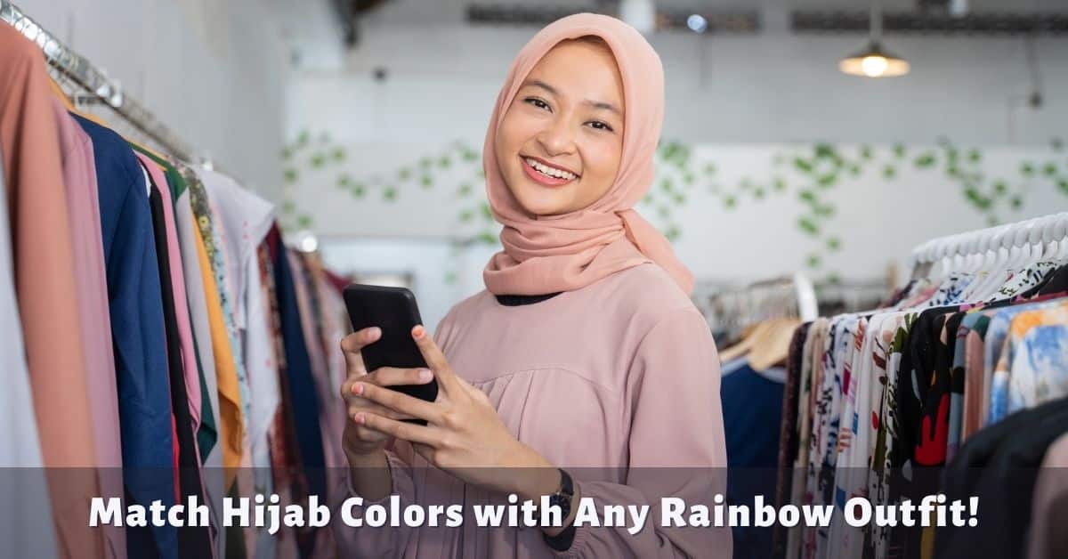 6 Ways to Match Hijab Colors with Any Rainbow Outfit! 2 Match Hijab Colors with Any Rainbow Outfit! (1)
