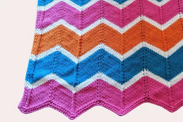 10 Best Baby Blanket Knitting Patterns 1 Chevron Pattern for Baby