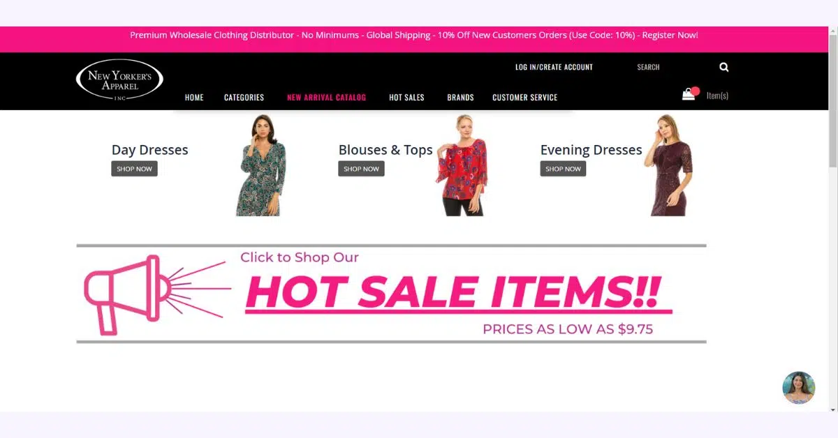 New Yorkers Apparel Website