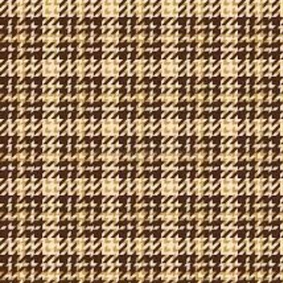 Checked tweed fabric