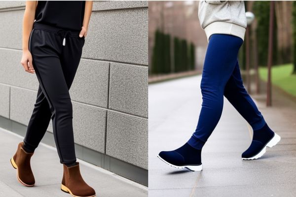 Female Jogger and Chelsea Boots Outfit