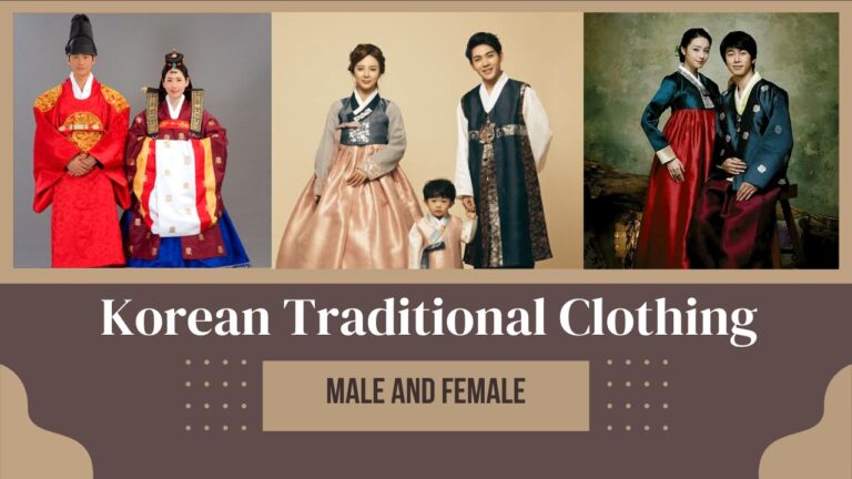 Korean Traditional Clothing Male and Female