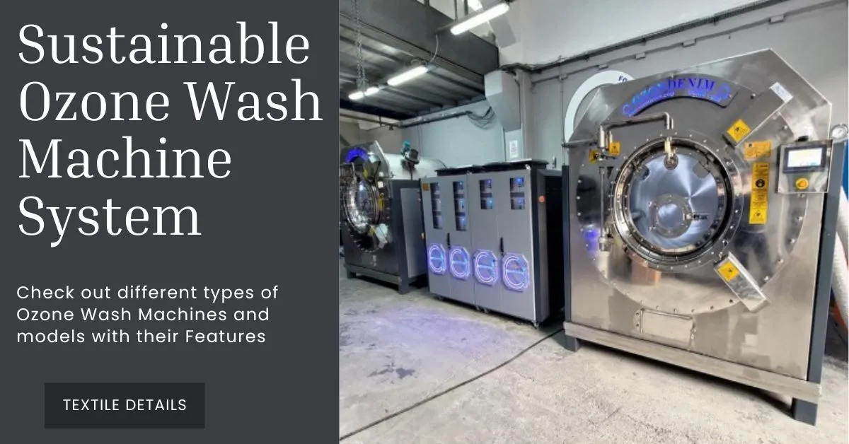 Sustainable Ozone Wash Machine System
