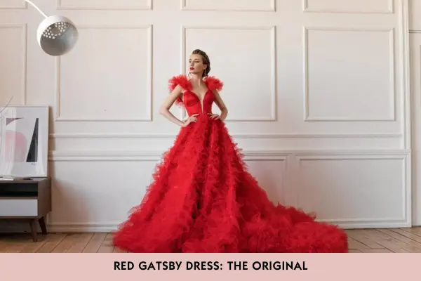 Non-Traditional Wedding Dresses You can Try 4 Red Gatsby Dress