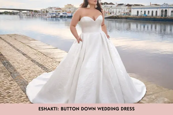 Non-Traditional Wedding Dresses You can Try 6 Button Down Wedding Dress