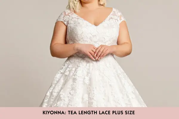 Non-Traditional Wedding Dresses You can Try 7 Tea Length Lace Plus Size