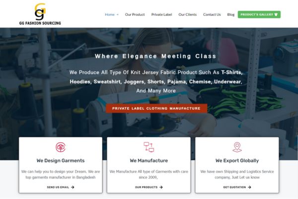 GG Fashion Sourcing LTD 250+ Complete List of Garments Buying House