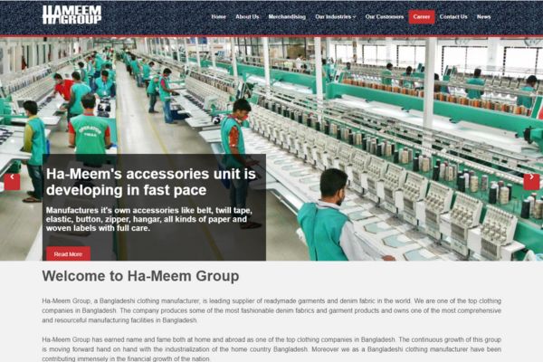 Garments Factory in Bangladesh