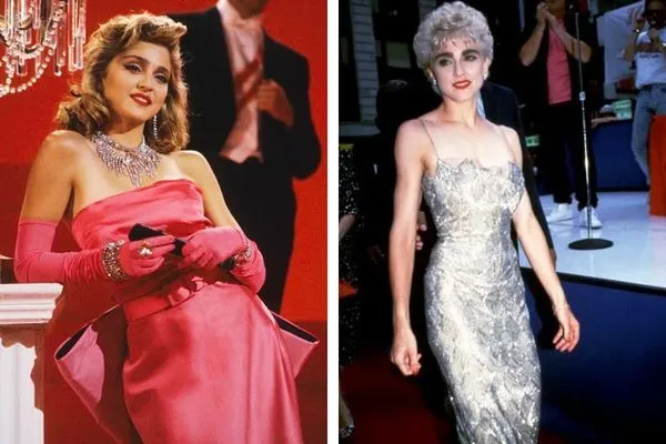 Madonna in the 80s Fashion: Styles that Still Have a Long-Lasting Legacy 3 Figure: Madonna Material Girl & Satin Sheath