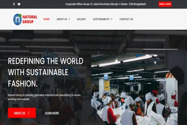 Top 10 Garment Exporters in Bangladesh 11 Figure: Natural Group Website