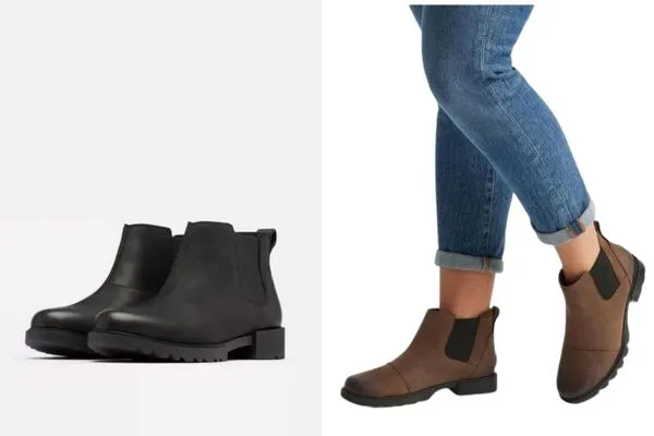 10 Most Comfortable Chelsea Boots Women 7 Image: Sorel Emelie Waterproof Bootie