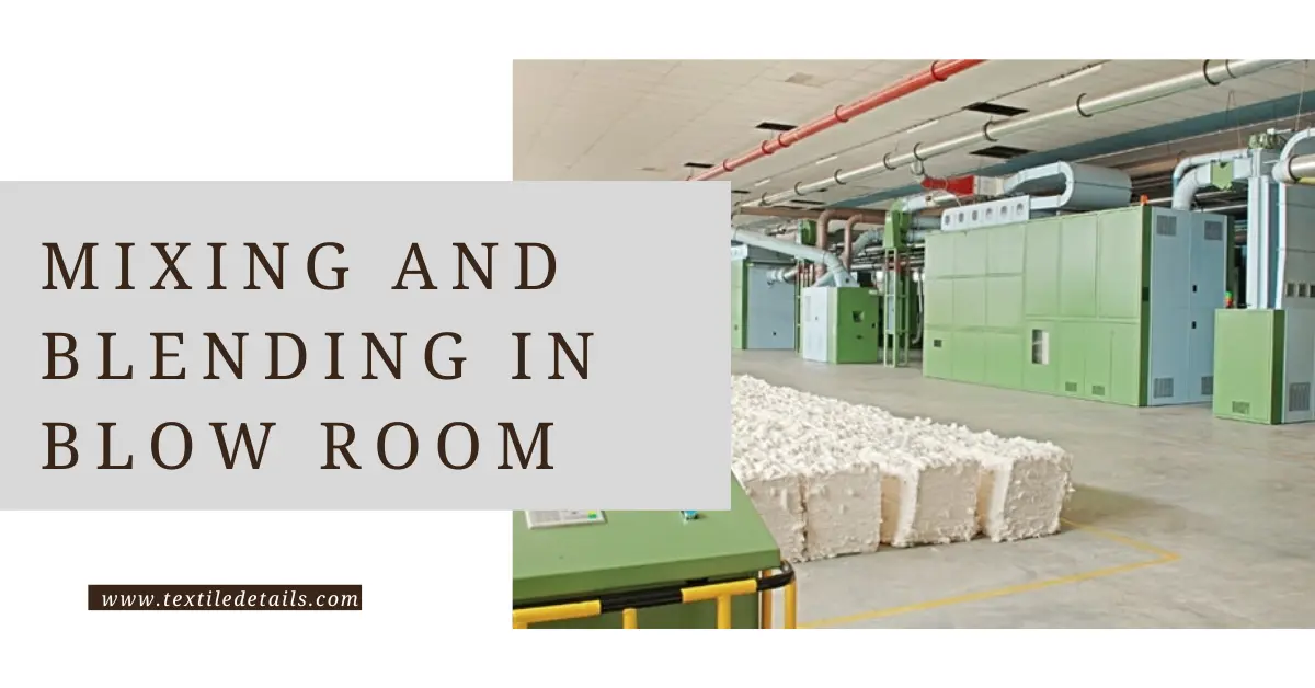 Mixing and Blending in Blow Room