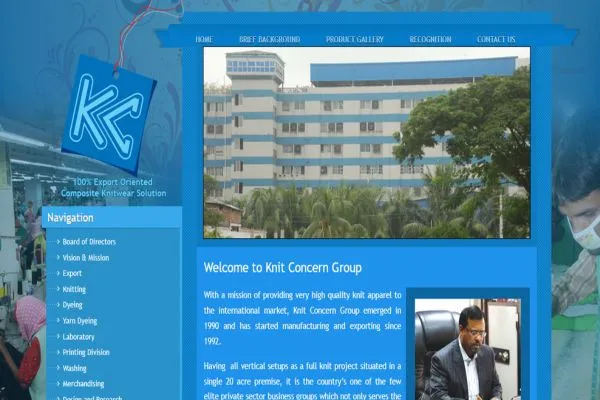 List of Top 15 Textile Industries in Bangladesh 10 Image: Knit Concern Group Website