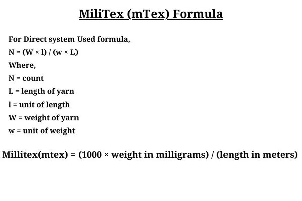What is Count in Textile? 10 Image: MiliTex (mTex)