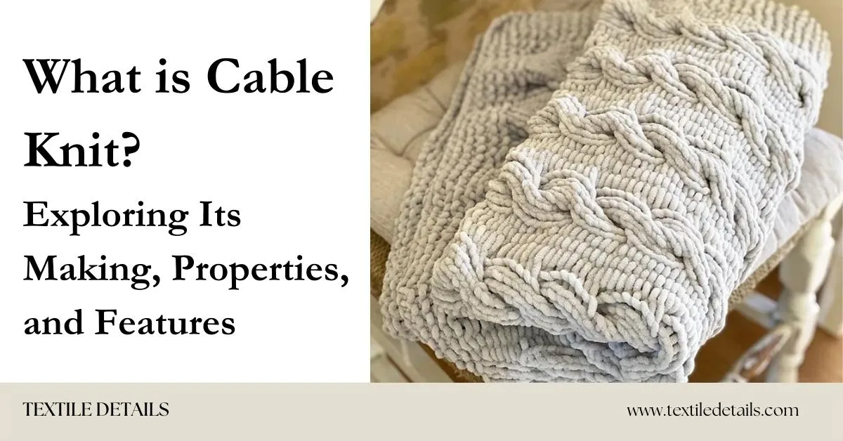 What is Cable Knit Exploring Its Making, Properties, and Features