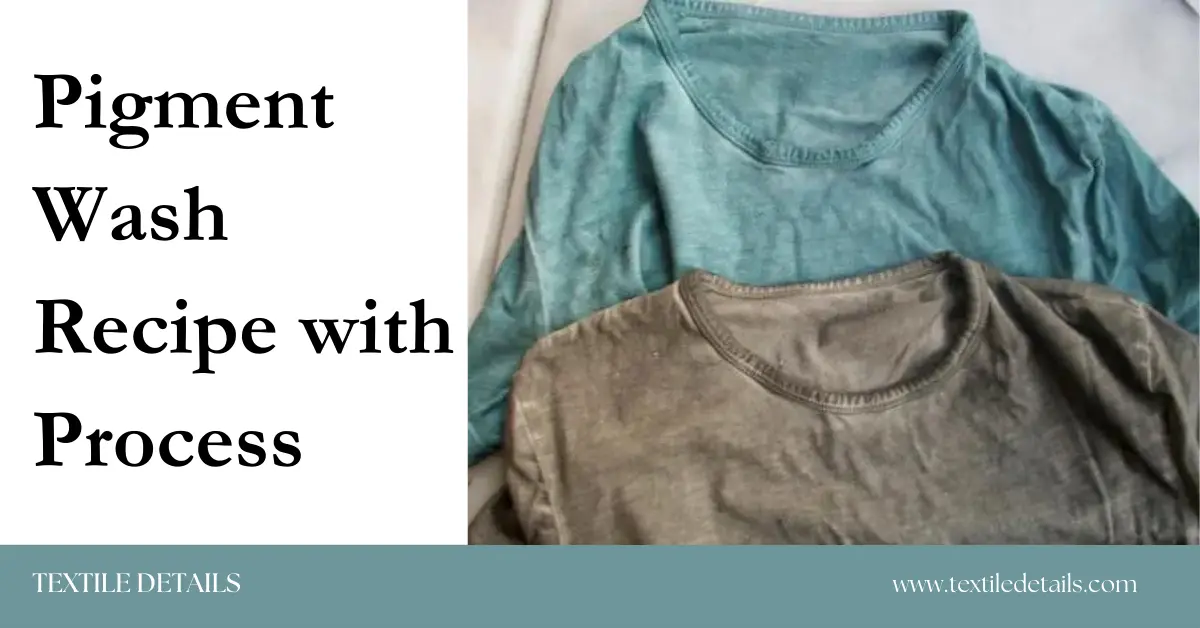 Pigment Wash Recipe with Process