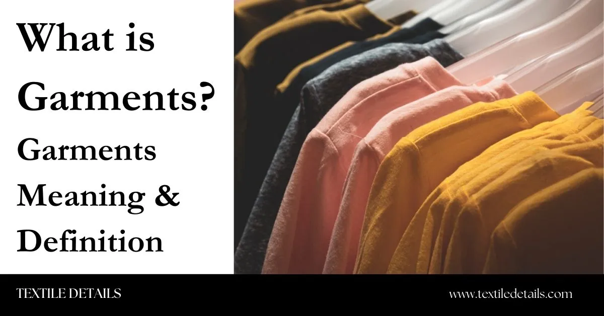 What is Garments Garments Meaning Definition