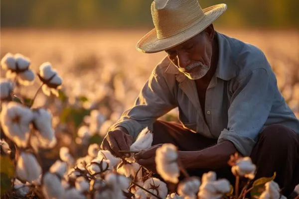 What is Cotton Fiber? 7 Image: Conventional Cotton Farming Practices