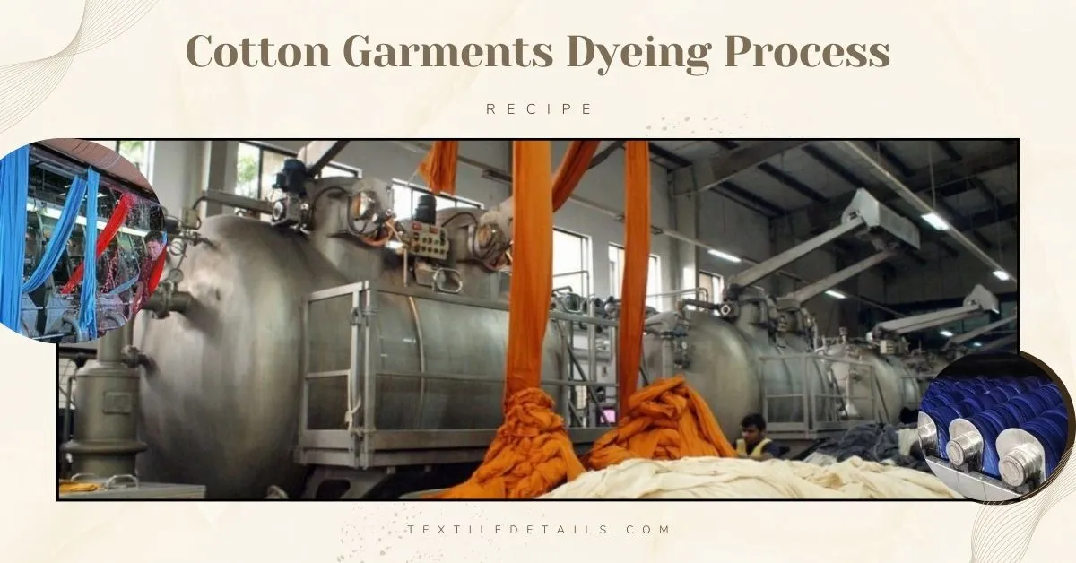 Cotton Garments Dyeing Process