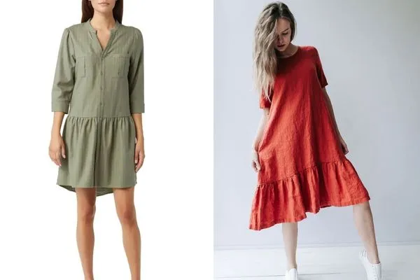 2024 Fall Fashion Trends: From Color to Clothing Design 11 Image: Drop Waist Dresses