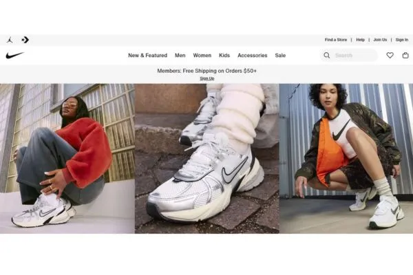 5 Top Sportswear Brands Based on Comfort and Popularity 2 Image: Nike Brand Website