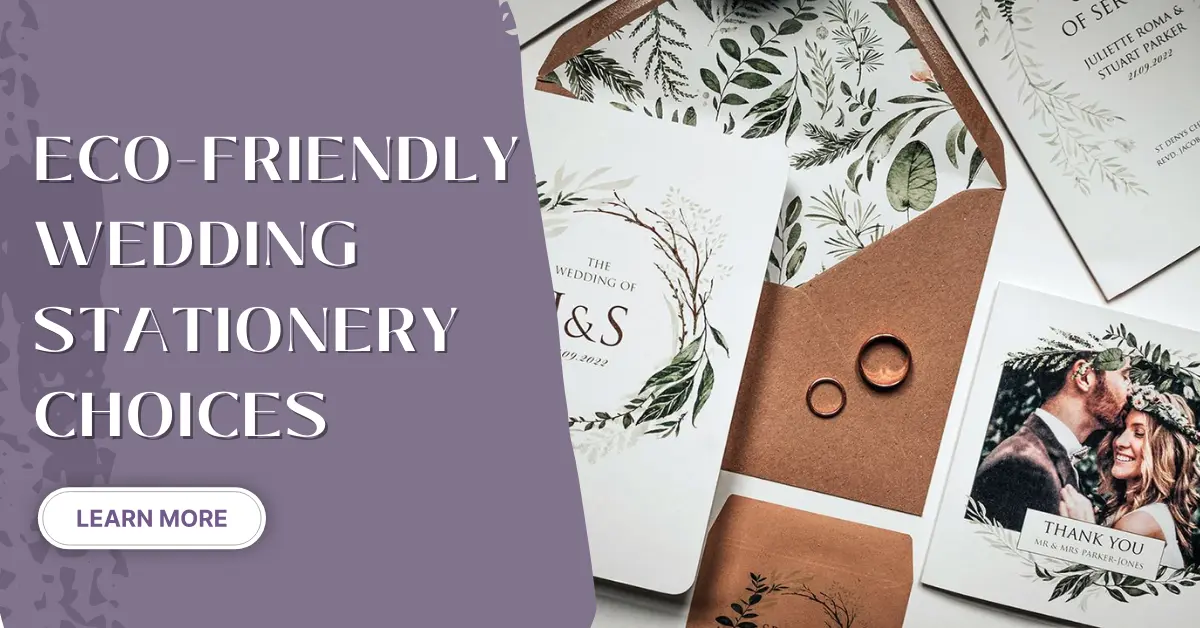 Eco-Friendly Wedding Stationery Choices