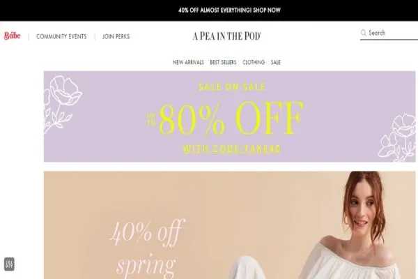 9 Most Popular Maternity Clothing Brands 3 Image: A Pea In The Pod Website