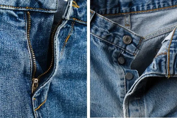 Different Parts of Jeans Pant with Pictures 10 Image: Jeans Fly