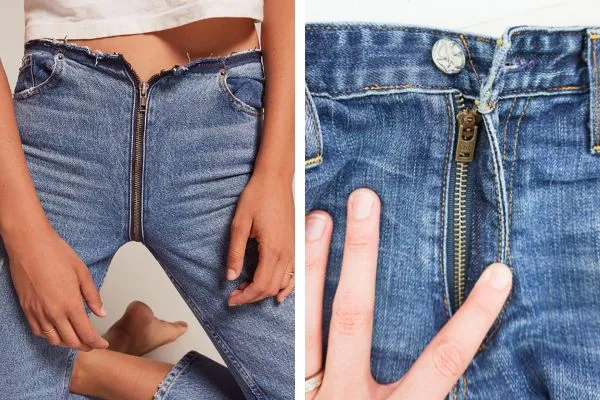 Different Parts of Jeans Pant with Pictures 5 Image: Jeans Pant Zipper