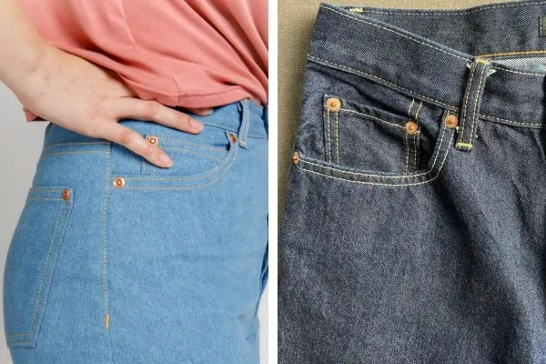 Different Parts of Jeans Pant with Pictures 9 Image: Jeans Rivets