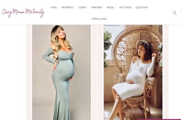 9 Most Popular Maternity Clothing Brands 9 Image: Sexy Mama Maternity Website