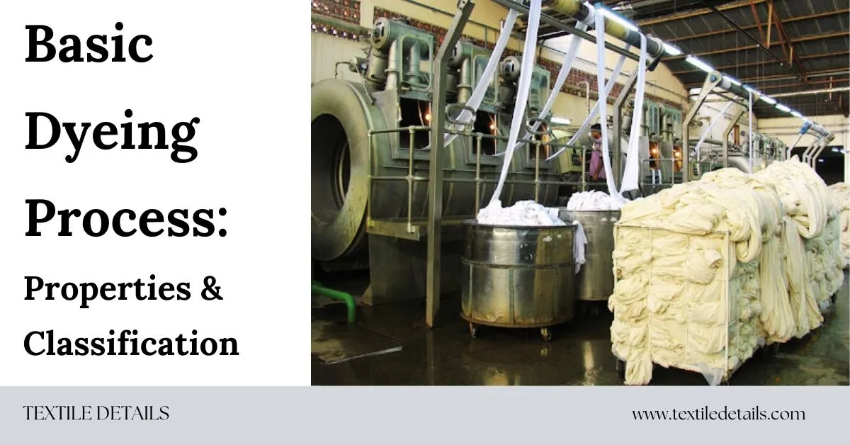 Basic Dyeing Process: Properties & Classification 4 Basic Dyeing Process Properties & Classification