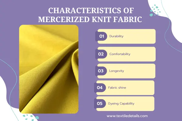 Mercerized Knit: What Makes This Fabric So Durable and Lustrous? 2 Characteristics of Mercerized Knit Fabric