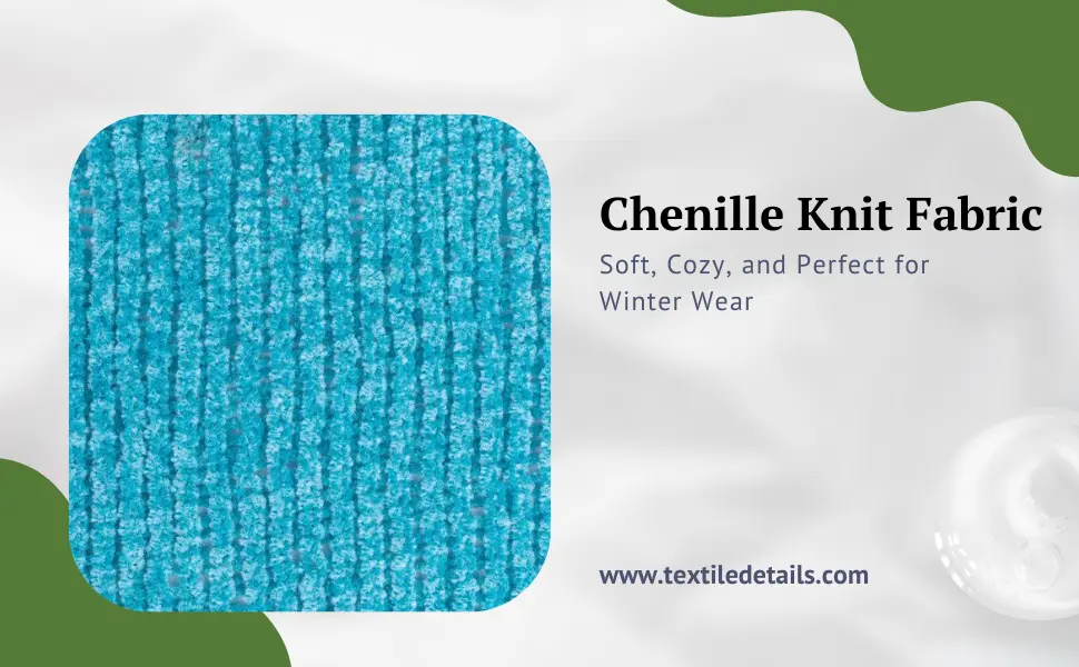 Chenille Knit Fabric Soft, Cozy, and Perfect for Winter Wear
