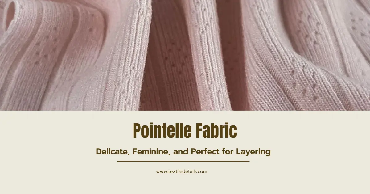 Pointelle Fabric Delicate, Feminine, and Perfect for Layering