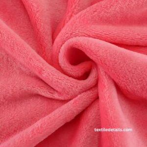 Red 100% Coral Fleece Fabric