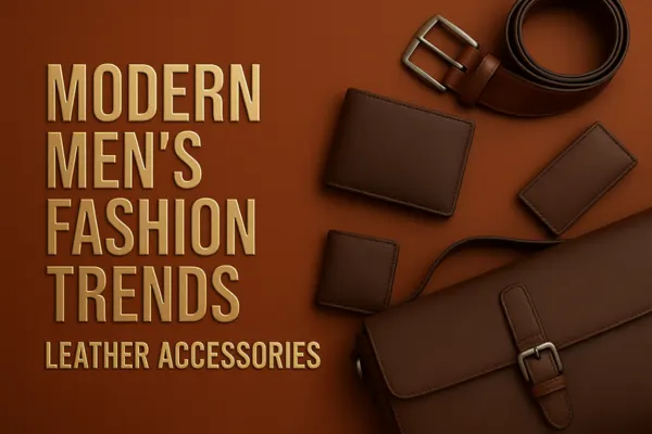 Modern Men's Fashion Trends: Leather Accessories