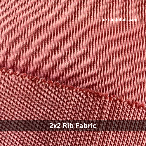 100% Polyester 2x2 Rib Fabric 1 Rib Fabric