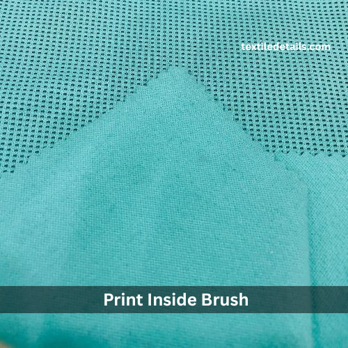 100% Polyester Jacquard Print Inside Brush Fabric 1 Inside Brush