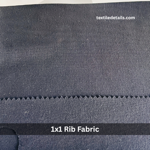 100% Polyester 1x1 Rib Knit Fabric 2 100% Polyester 1x1 Rib Knit Fabric - Image 2