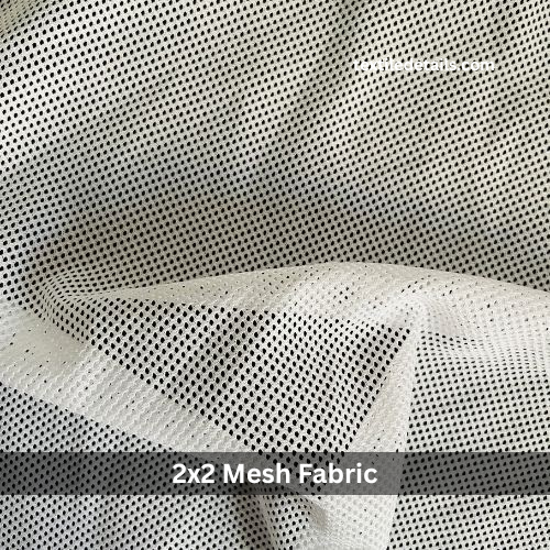 100% Polyester 2x2 Mesh Fabric 2 100% Polyester 2x2 Mesh Fabric - Image 2