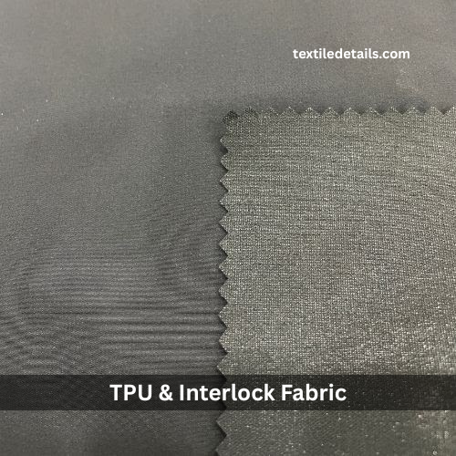 100% Polyester Grid Fabric Bonded TPU & Interlock Fabric 2 100% Polyester Grid Fabric Bonded TPU & Interlock Fabric - Image 2
