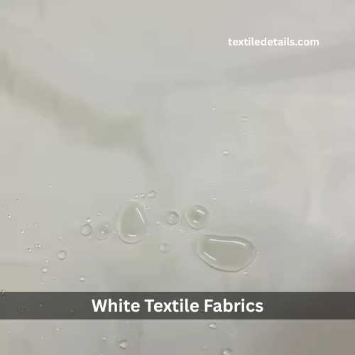 100% Polyester White Textile Fabric 3 100% Polyester White Textile Fabric - Image 3