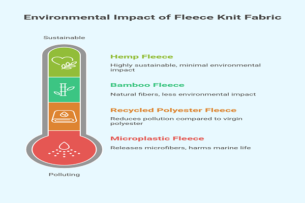 Fleece Knit Fabric: Properties, Uses, and Why It’s the Coziest Fabric Ever Made 4 Environmental Impact of Fleece Knit Fabric