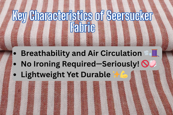 Seersucker Fabric Guide: Cool, Wrinkle-Free Summer Style 2 Key Characteristics of Seersucker Fabric