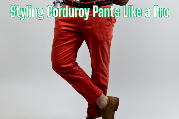 Corduroy Pants for Men: Style Guide, Fit Tips & Trends 3 Styling Corduroy Pants Like a Pro