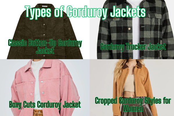 Modern Corduroy Jacket Trends: Top Styles, Colors & How to Wear Them 2 Types of Corduroy Jackets